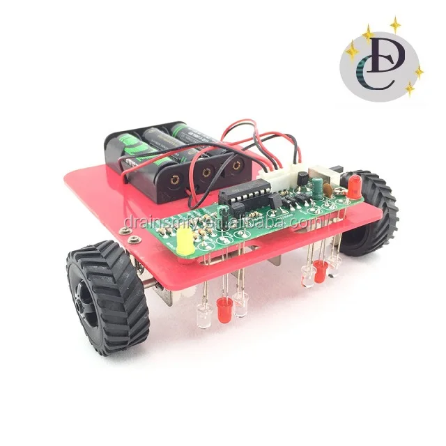 Wonderful Self assembly education DIY line follower robot ,DIY craft kit
