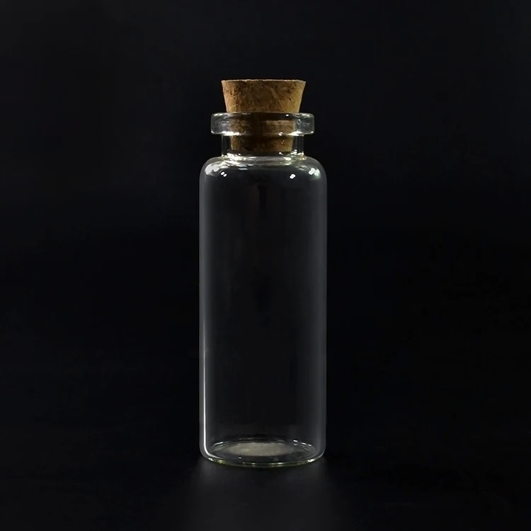 1ml 2ml 10ml 20ml 30ml Mini Clear Wishing Message Glass Bottles Vials With Cork