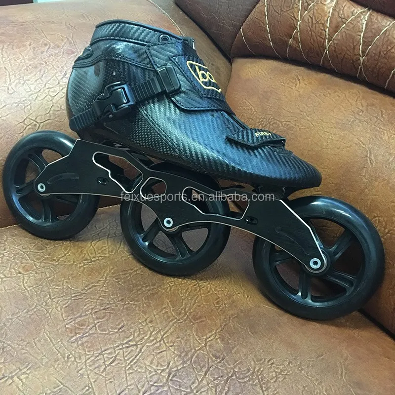professional speed inline skates three wheel roller shoes 110mm 100mm 125mm