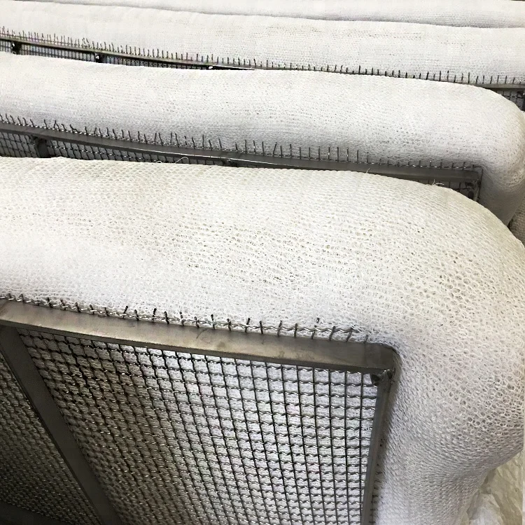 8800mm Plastic PTFE Special Wire Mesh Demister with 2205 Material Support Grid
