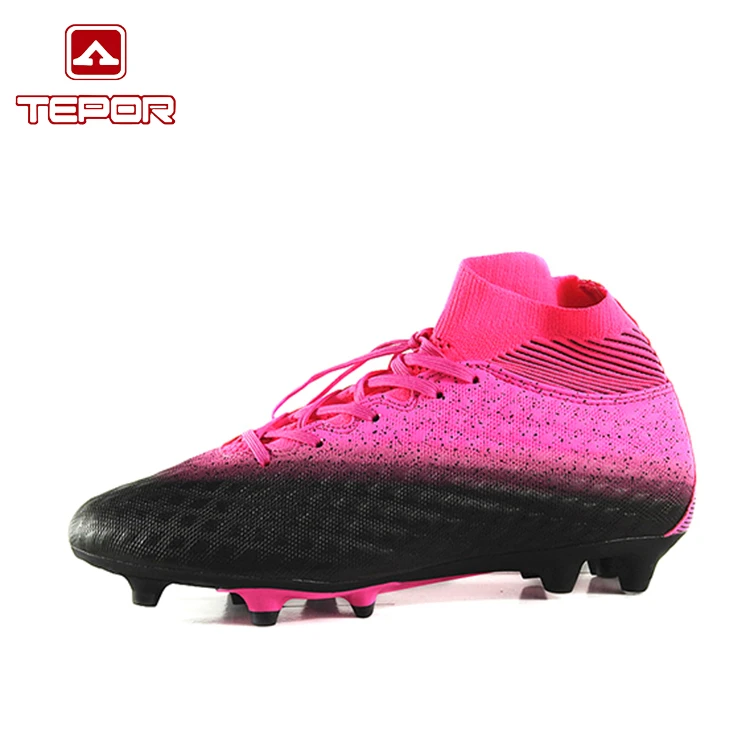
Hot Sale Comfortable Boy Lace Up Soccer Cleats Shoe 