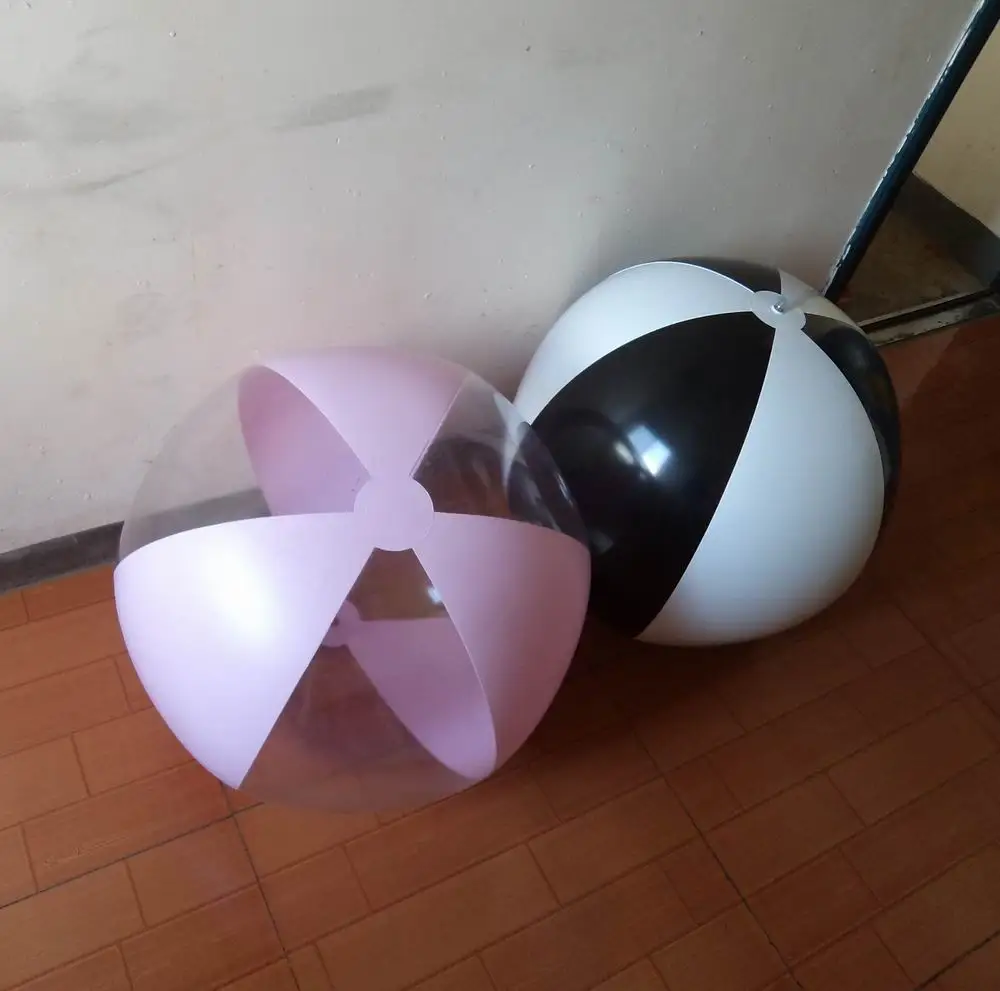 wholesale transparent beach ball inflatable crystal clear beach ball