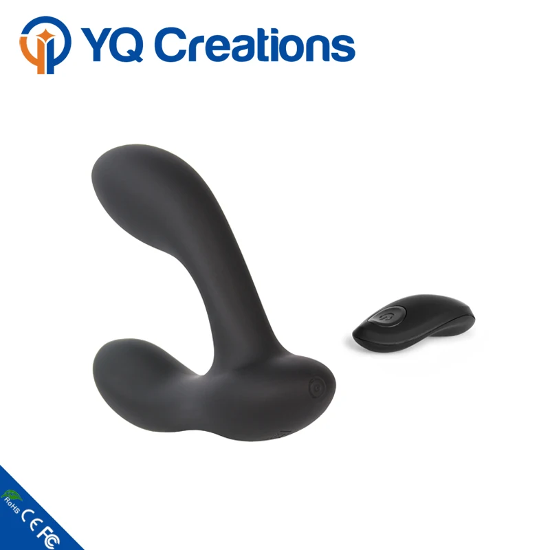 Medical Grade Silicone Testicles Prostate Massage Male / female Anal Plug Vibrate Massager with Remote Control