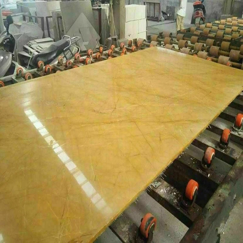 Imperial gold golden marble king empire palace very yellow stone polish slabs price for wall floor flooring