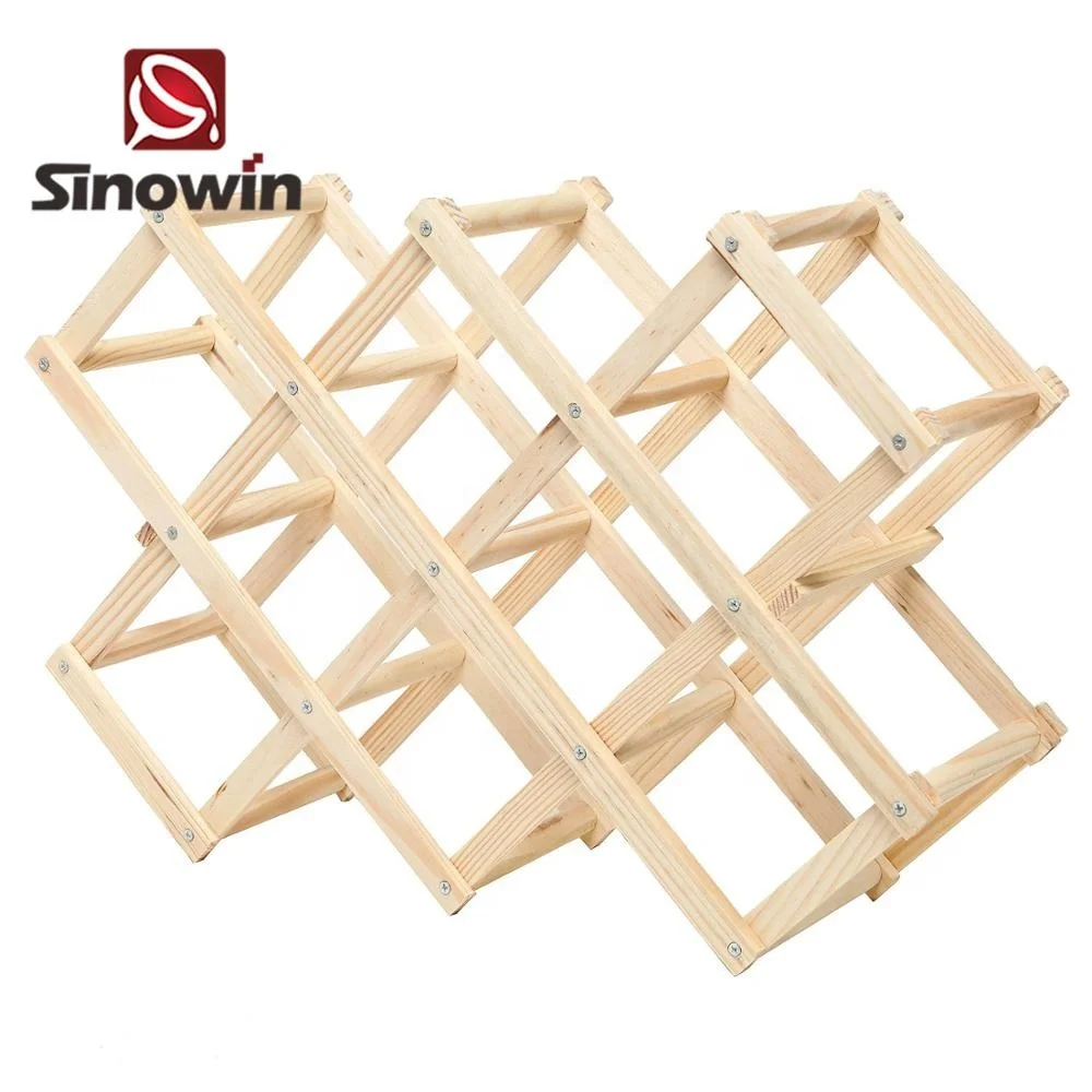 Cheap Factory Price wine rack inserts for cabinets wooden display decoration
