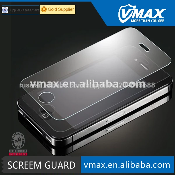 самое лучшее качество 0.33mm анти- взрыва закаленное стекло экрана фильмов для iphone 4s цвет/odm службы