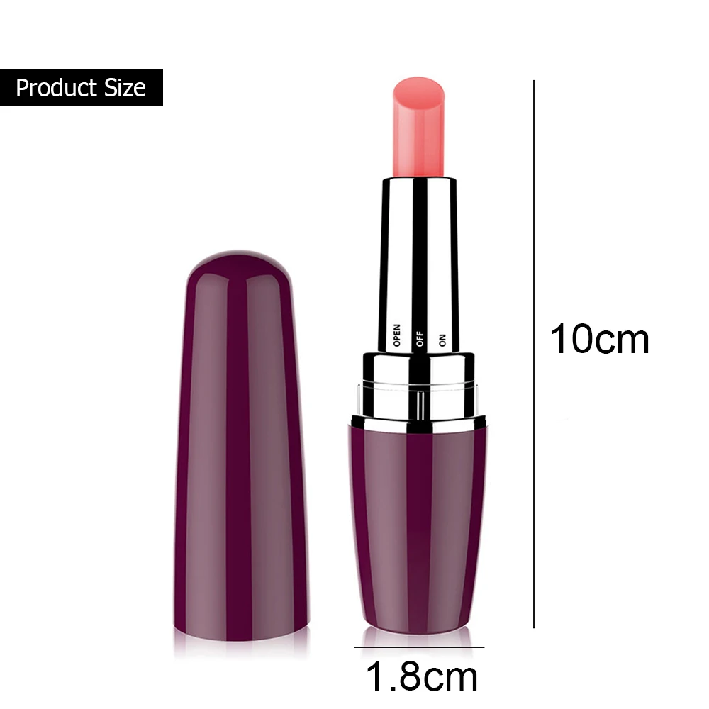 
Natural Waterproof Fashionable ABS Mini Lipstick Vibrator 