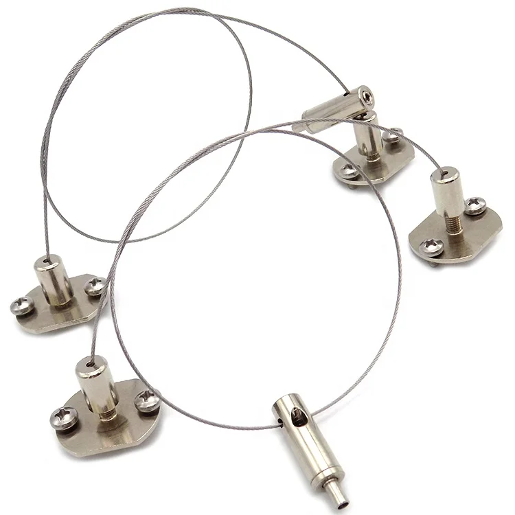 Customized steel wire hanging  lighting cable for indoor or outdoor lights