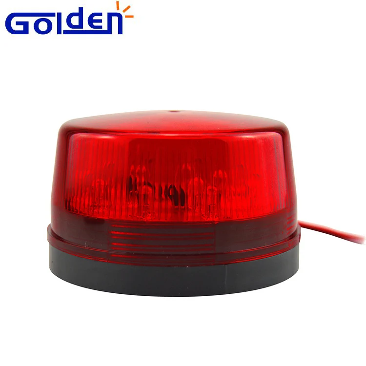12V security alarm strobe red flashing light