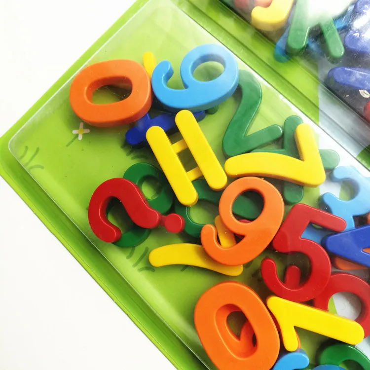 Magnetic Letters Numbers Alphabet ABC Colorful 123 Refrigerator Fridge Magnets for Vocabulary Educational Toy Set
