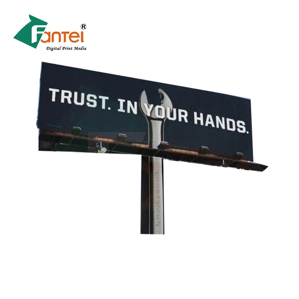 320gsm (9.5oz) 200D*300D 18*12 PVC Flex Banner Digital Printing