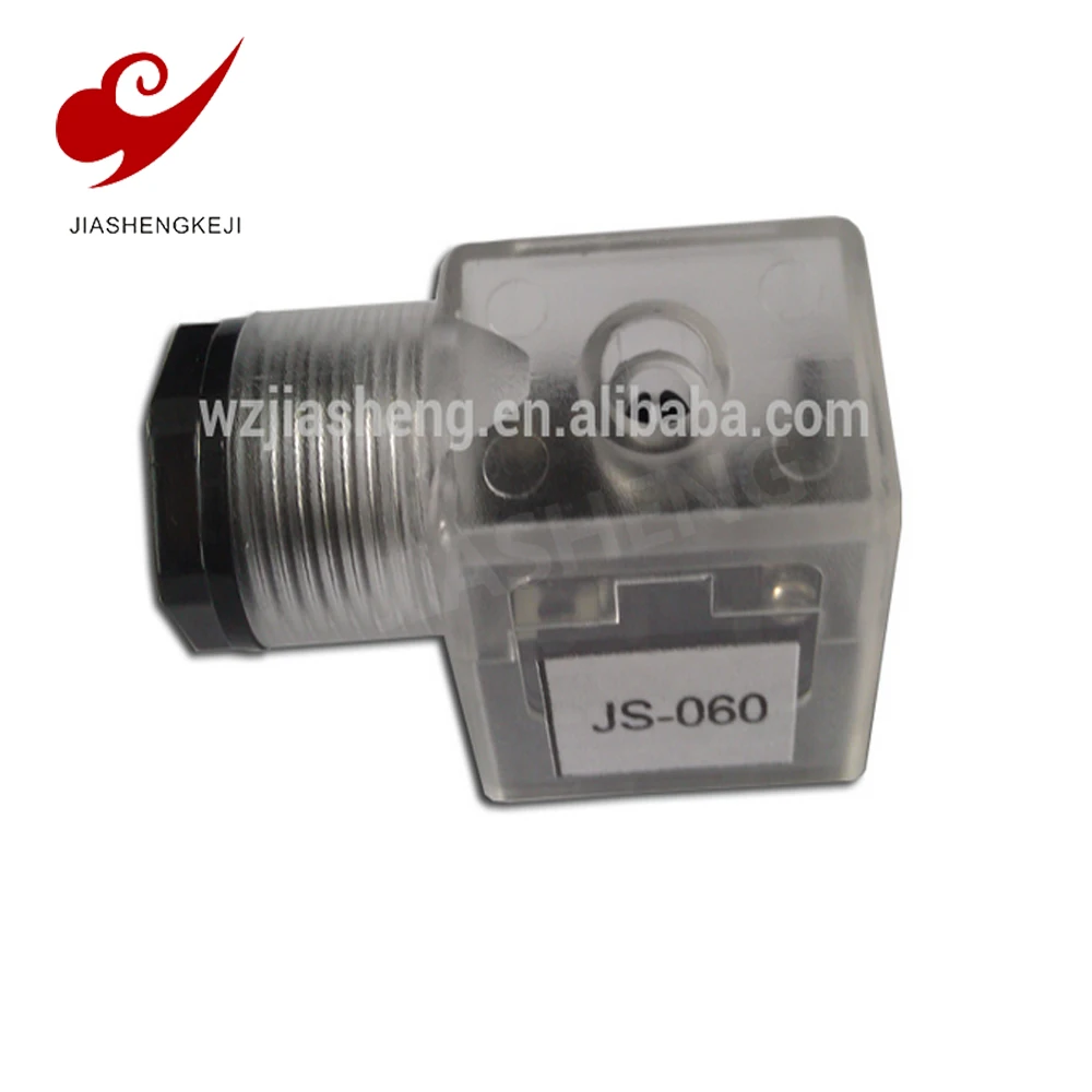 Высококачественный гнездовой пневматический соединитель катушки клапана DIN43650 43650a