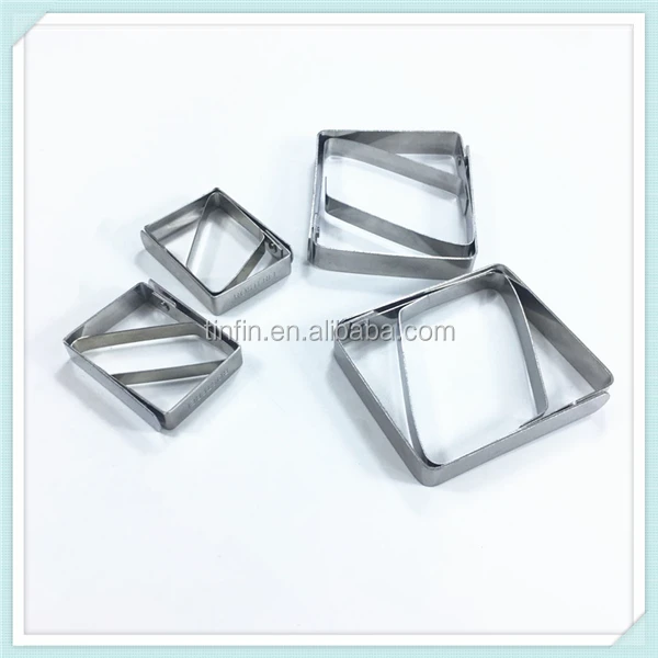 Серебряный зажим для скатерти 8*7 см из нержавеющей стали 201