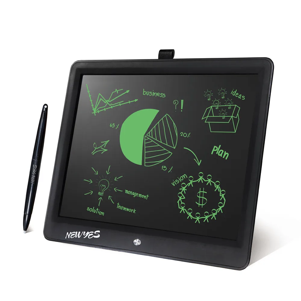  Newyes 15 дюймов дети Lcd волшебная доска для письма холодильник Doodle Pad Магнитная рисования