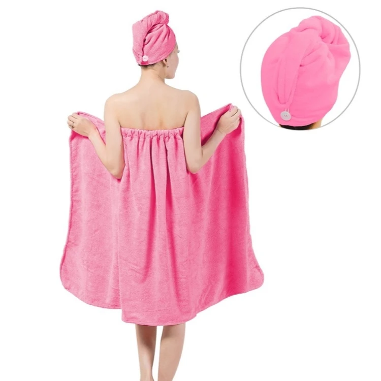 Amazon hot sale high absorbent quick drying microfiber spa shower bath towel wrap around skirt hotel bath towel wholesale