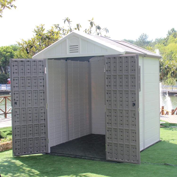 China KINYING brand back yard house tool house garden shed kit plastic