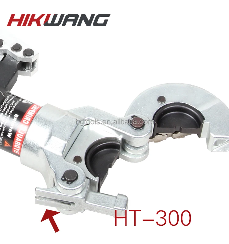 portable 6T aluminum handle HT-300 16-300mm2 hydraulic cable lug crimping tool