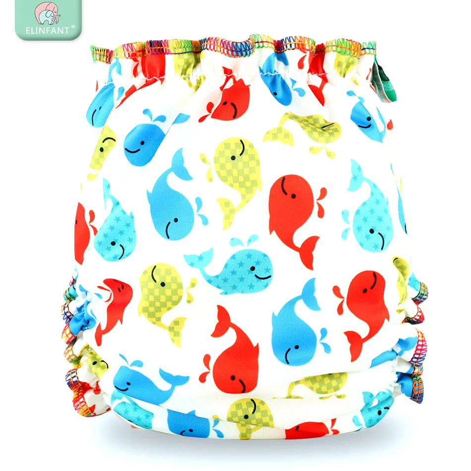  Elinfant night OS велюровые подгузники многоразовые тяжелые влажные AIO AI2 водонепроницаемые бамбуковые Тканевые Подгузники