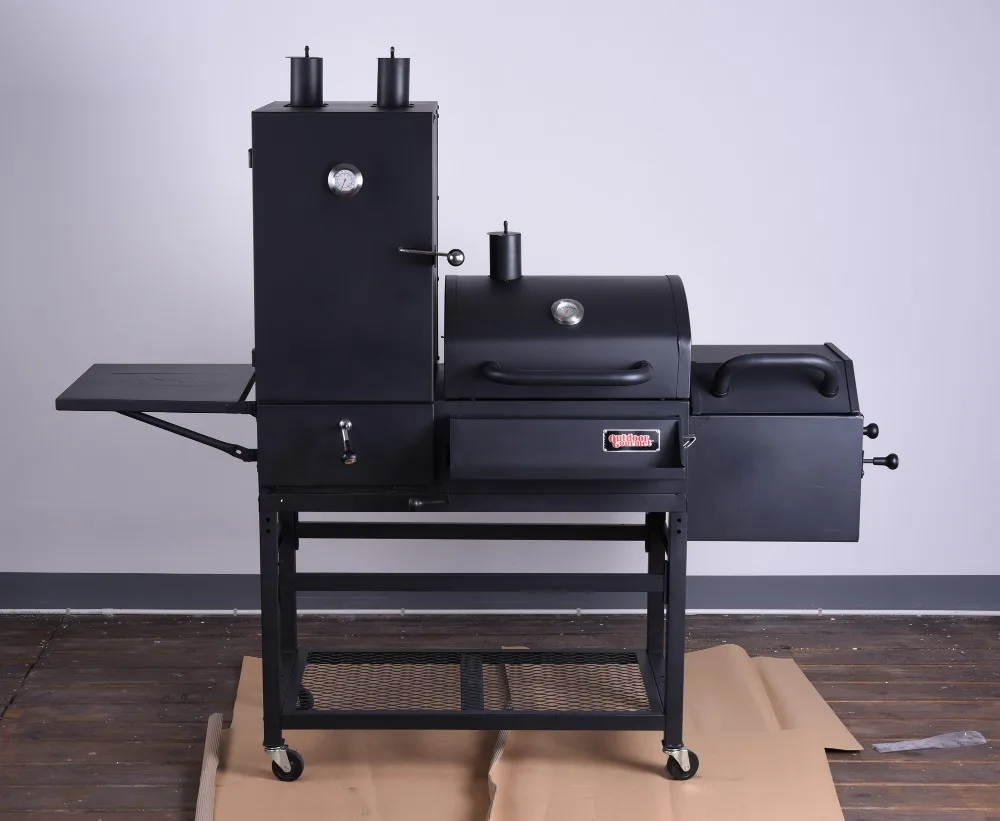 Сверхмощный коммерческий жаровня для Барбекю курильщик барбекю гриль