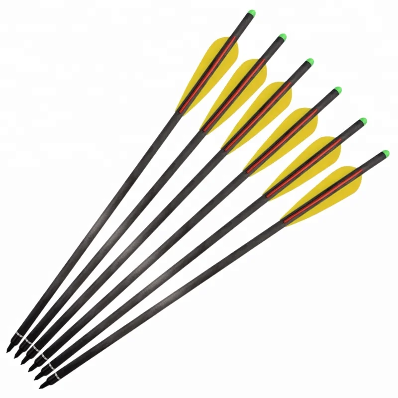 Archery Hunting Crossbowl Arrows  Mixed Carbon OD 8.8mm Hunting Sports Shooting Practice Archery Accessories