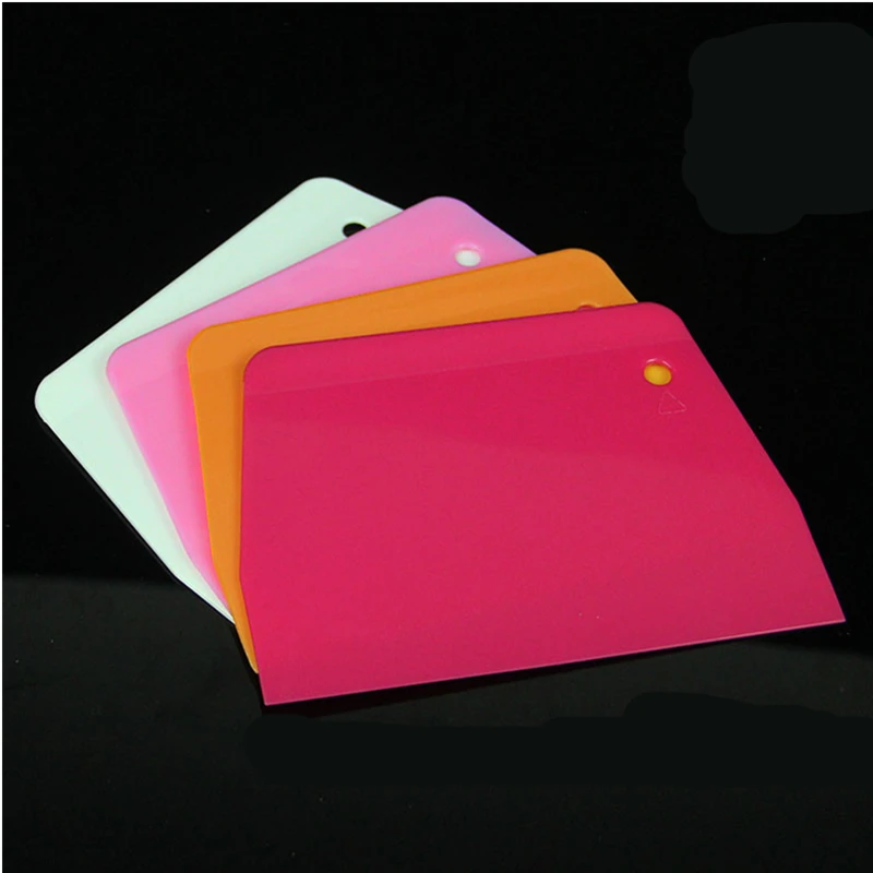 Лидер продаж, пластиковый скребок для теста, скребок для теста, резак для кондитерских изделий, скребок для силиконовой чаши