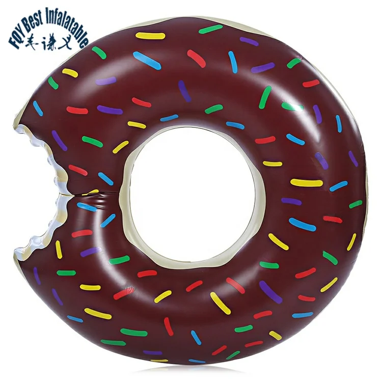New Arrival Inflatable Swimming Ring Floating Custom Size Donut Swim Ring For Fun Time