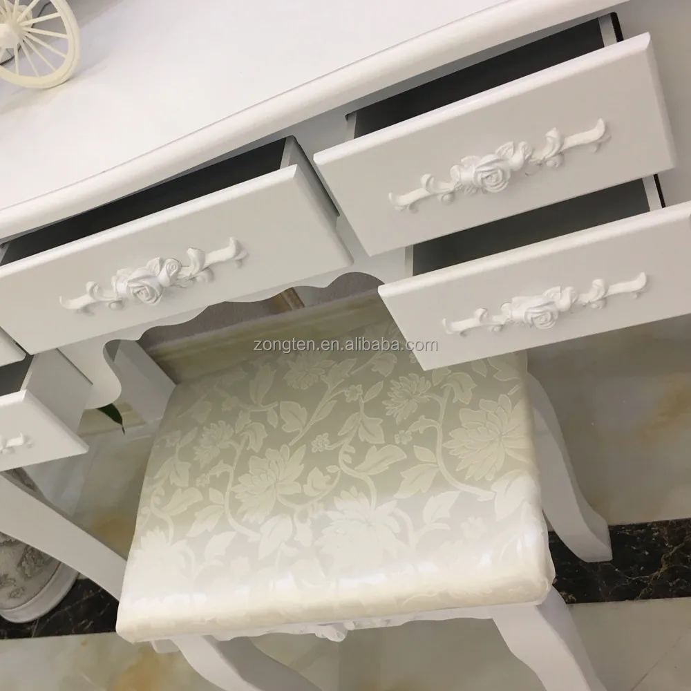 D1703 modern european home decorate craft furniture storage drawer bedroom dresser chair drawer makeup vanity dressing table