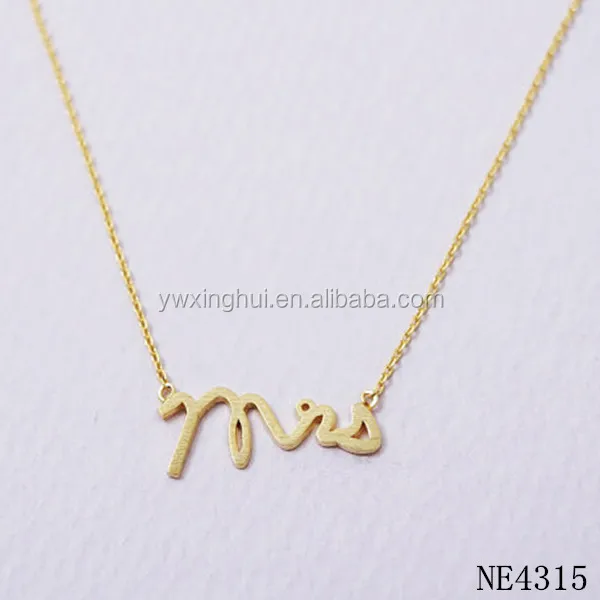 2018 Fashion Wholesale alibaba Mrs designs 18k gold plated necklace