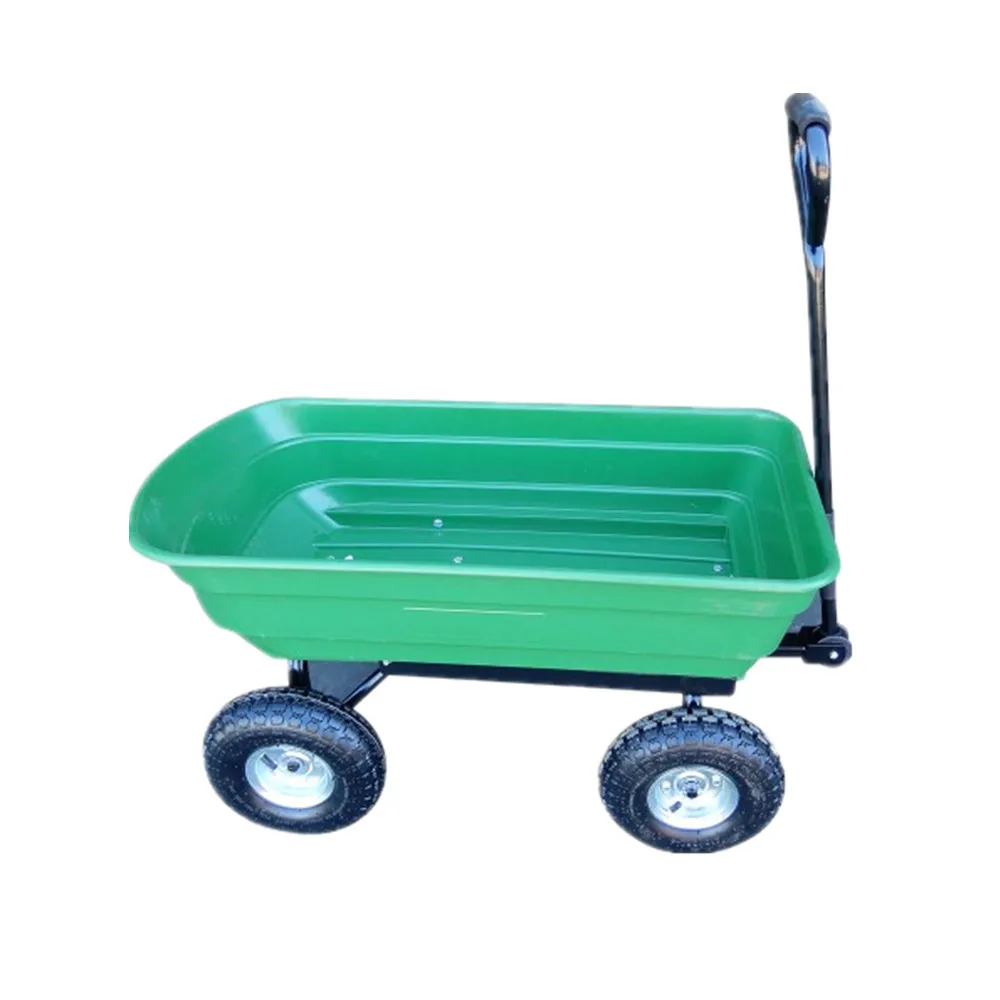 Heavy Duty Plastic Wheelie Garden Dump Cart