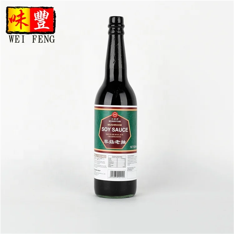 Доступные OEM оптовые китайские ферментированные грибы темный соевый соус