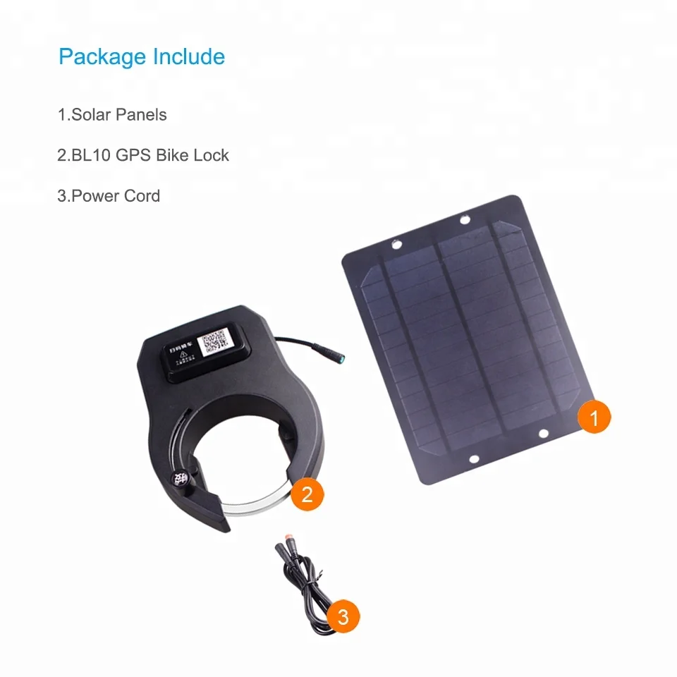 Anti Theft Bike Sharing System Lock Smart Lock ODM/OEM  GPS Solar Power