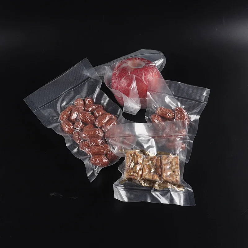 wholesale cheap eco friendly pe nylon plastic clear vacuum packaging bags for food