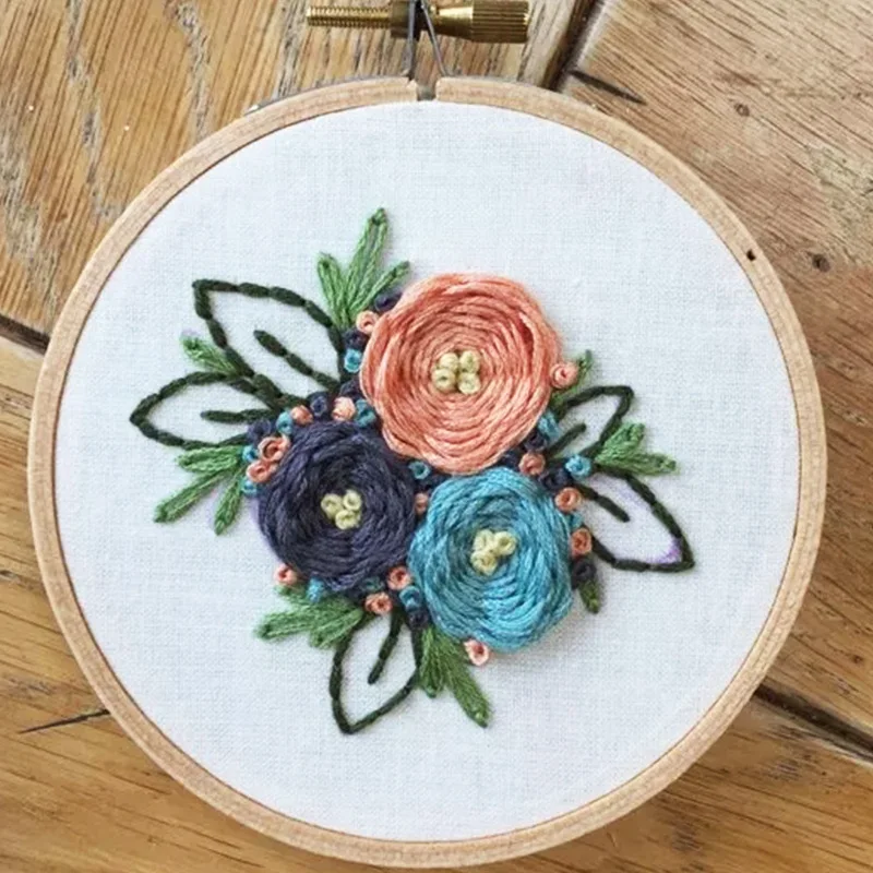 
cross-stitch kit FLOWER Multi Patterns Chinese hoop Embroidery 