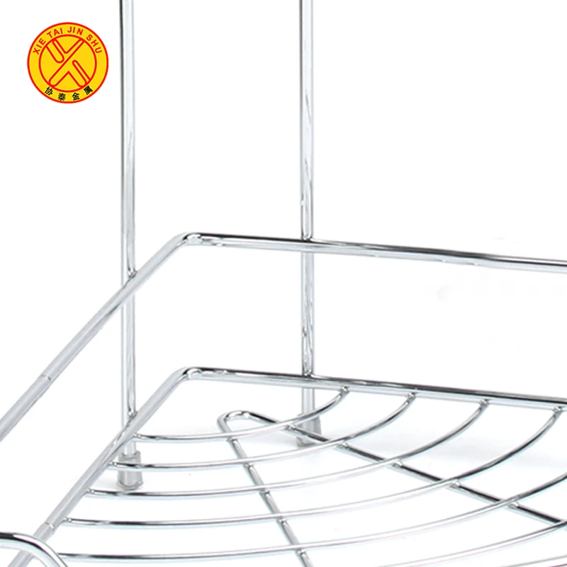 Zhongshan Factory Design bathroom rack metal basket shelf for home use