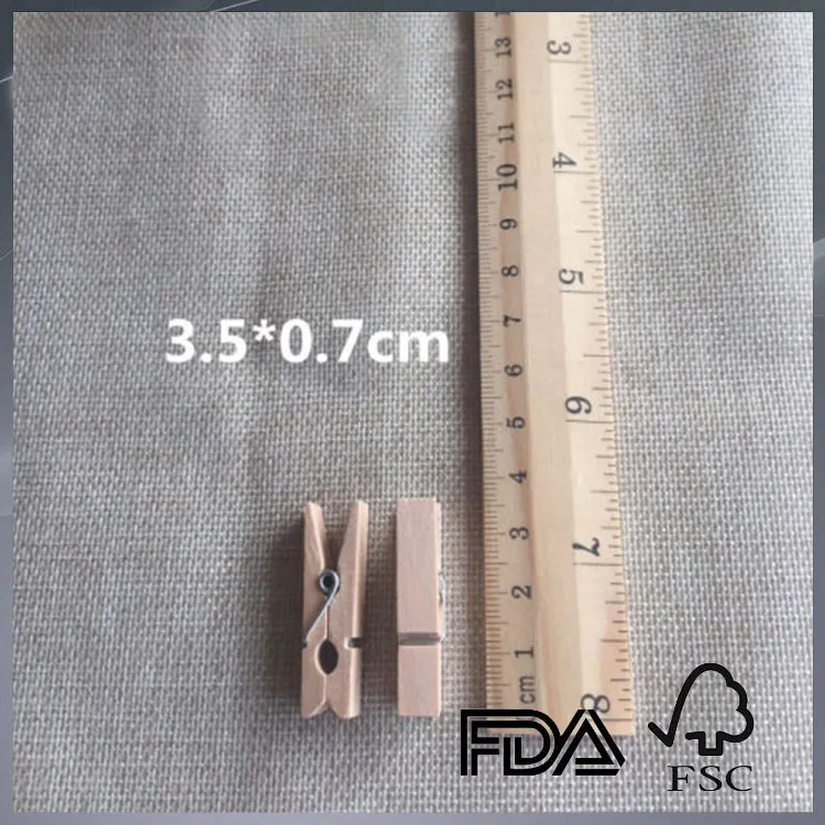 Difference size wooden clothes pin wooden peg wooden clip