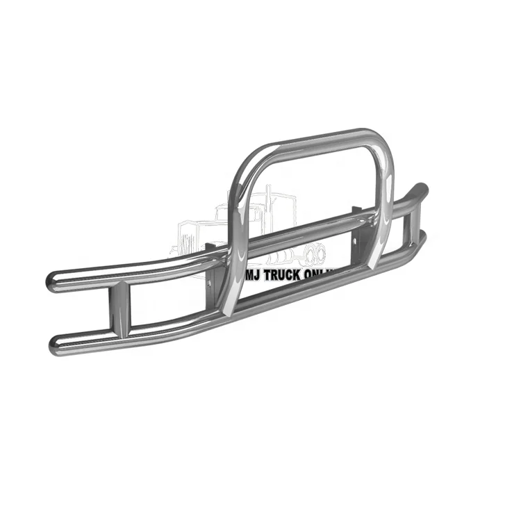 
Fast Delivery Front Bumper Guard Dump Truck Deer Guard 304 S/S American Semi Big Rig Bumpers Front End Truck Parts Universal 