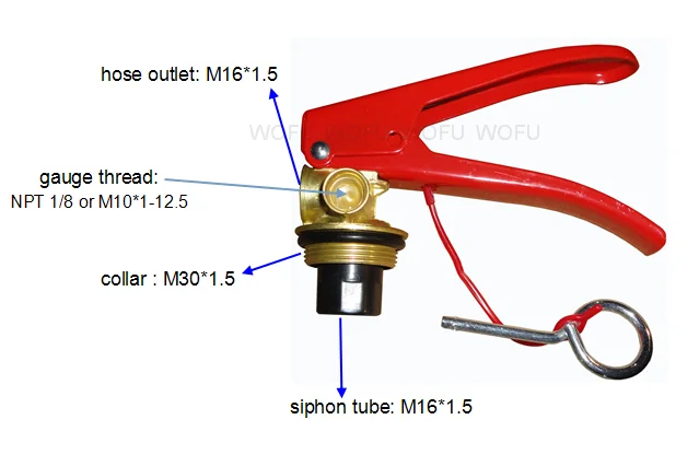 General fire extinguisher parts valve