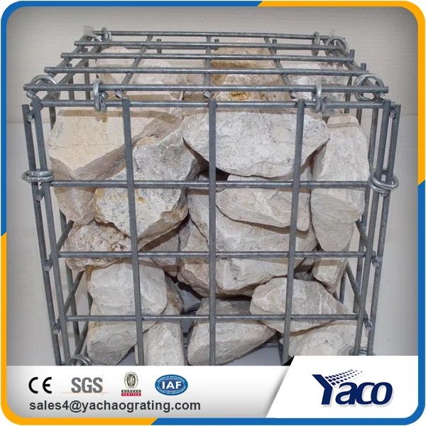 Сад красивый декор горячего цинкования сварных gabion клетке