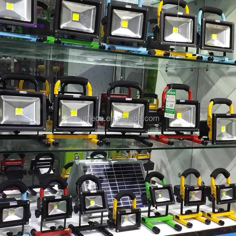 светодиодный прожектор для работы в ночное время, IP65 перезаряжаемые прожектор, 50 Вт привели перезаряжаемый прожектор