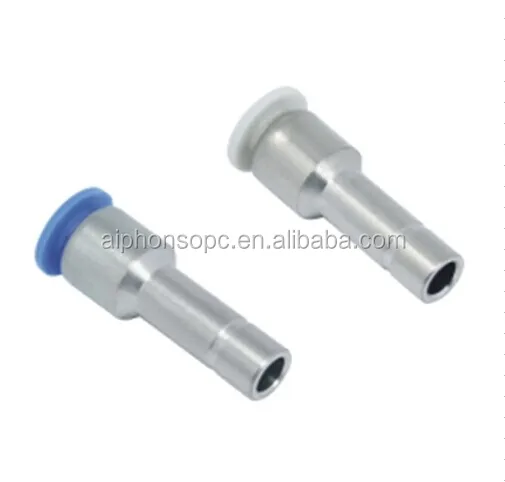 PGJ series plastic and Nickel brass Reduced Direct Way Pipe tube Fitting