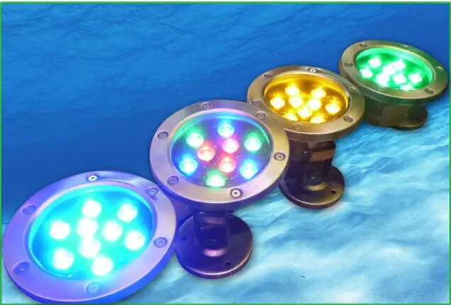 LED Underwater Lights IP67 Wall Mounted Swimming Pool Waterproof Ip68 Dmx Underwater Light boat under water light