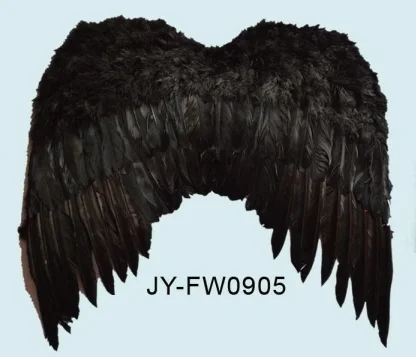 Dark Blue Large Angel Feather Wings