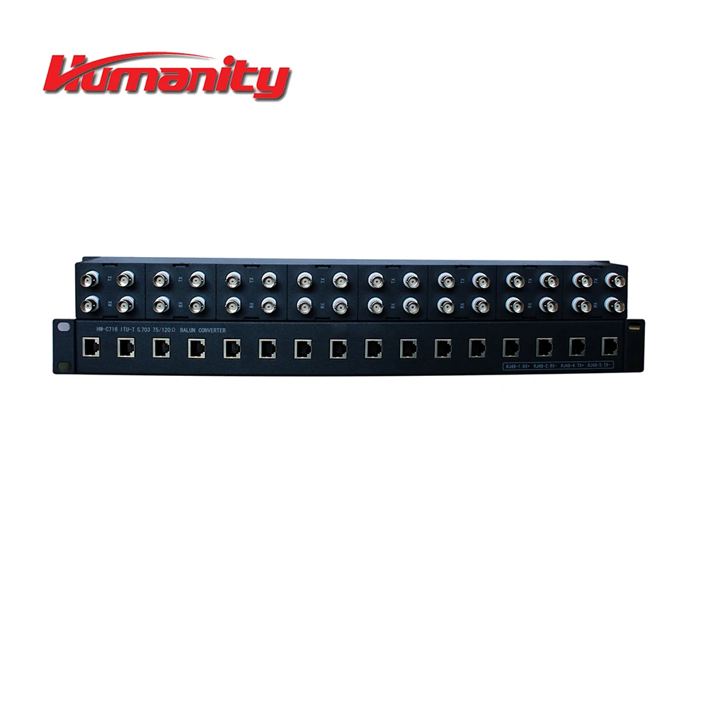 
humanity balun panel for BNC to RJ45 G.703 converter 