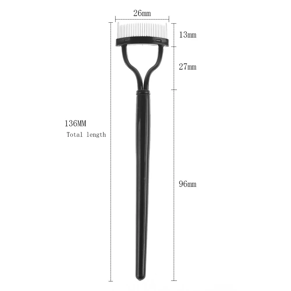 1PC Useful Makeup Mascara Guide Applicator Eyelashes Comb Curler Beauty Eye Lashes Tool