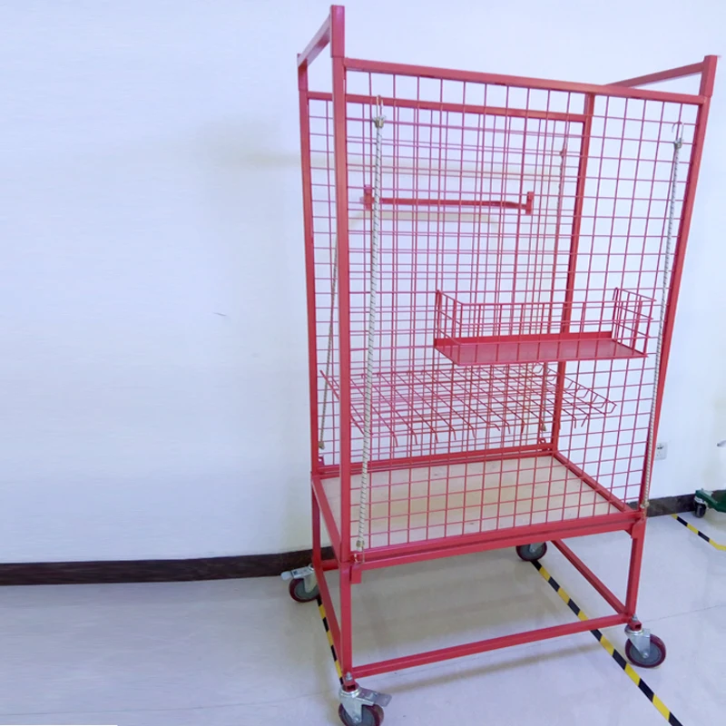 Металлическая тележка с порошковым покрытием