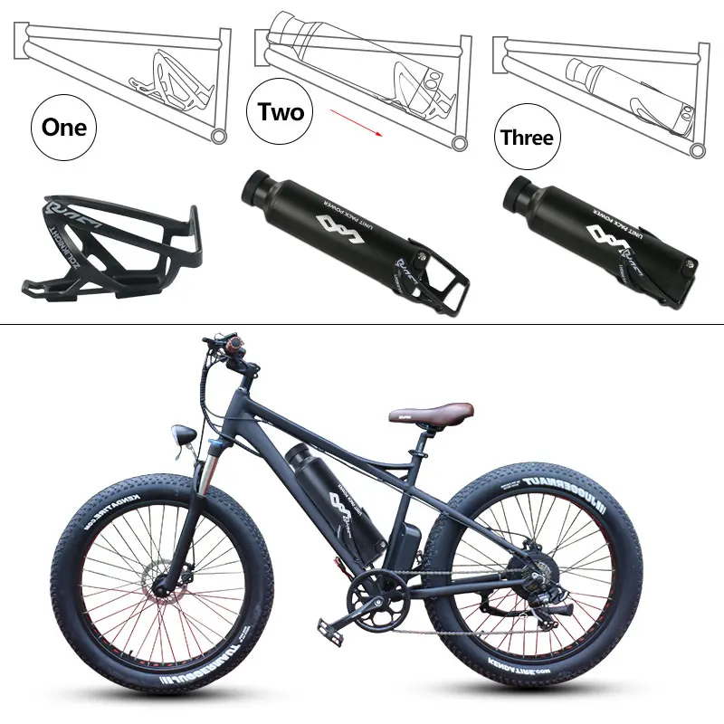 Complete BBS01 36v bafang 250w mid drive motor e bike conversion kit with 36v 10.5ah electric bike bottle battery