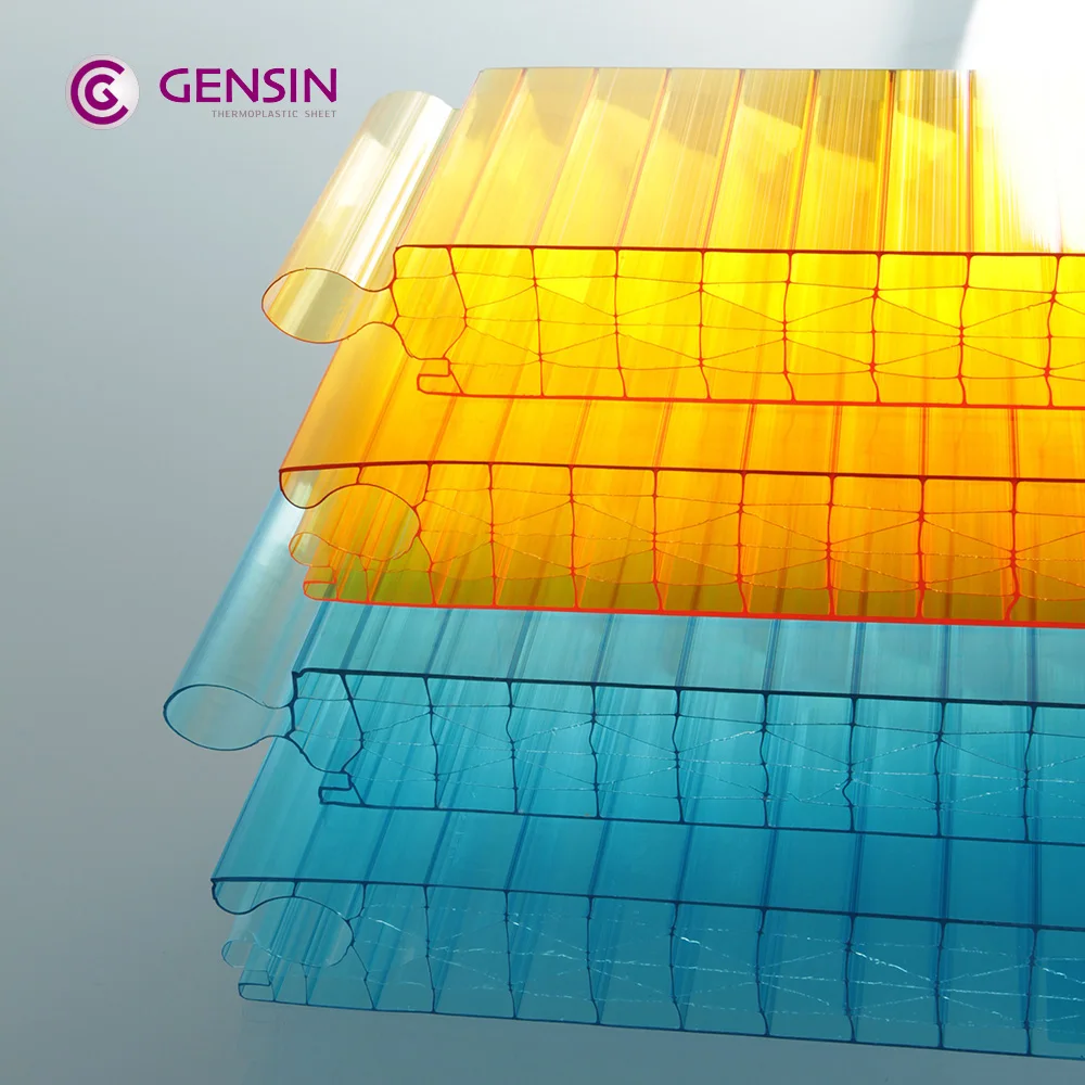 GENSIN building elements 500mm wide colored 40mm pc sheet