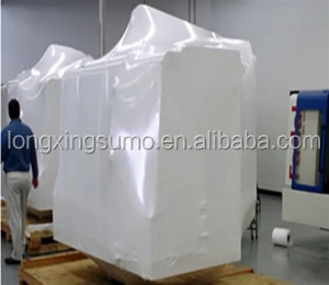 
9mil white color waterproof heat shrink industrial plastic wrap 