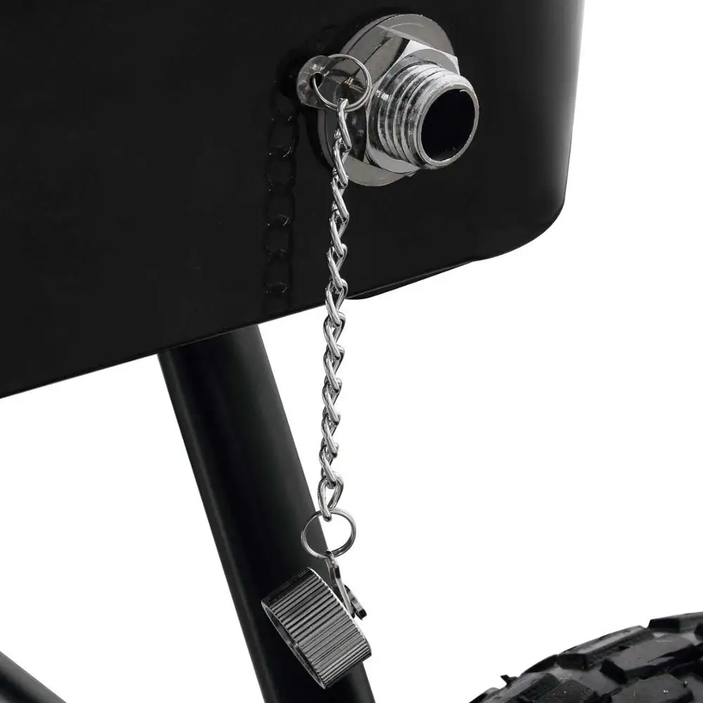 2022  new design  Black Color Metal Garden Party Use Ice Chest Cooling Wagon