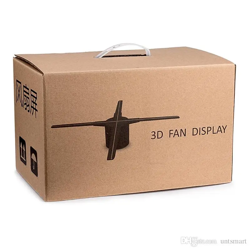 
 Голографический светодиодный вентилятор высокой яркости, 50 см, 4 лопасти, Wi-Fi, по самой низкой цене, с облачным управлением  